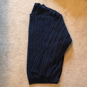 Men’s cable knit sweater